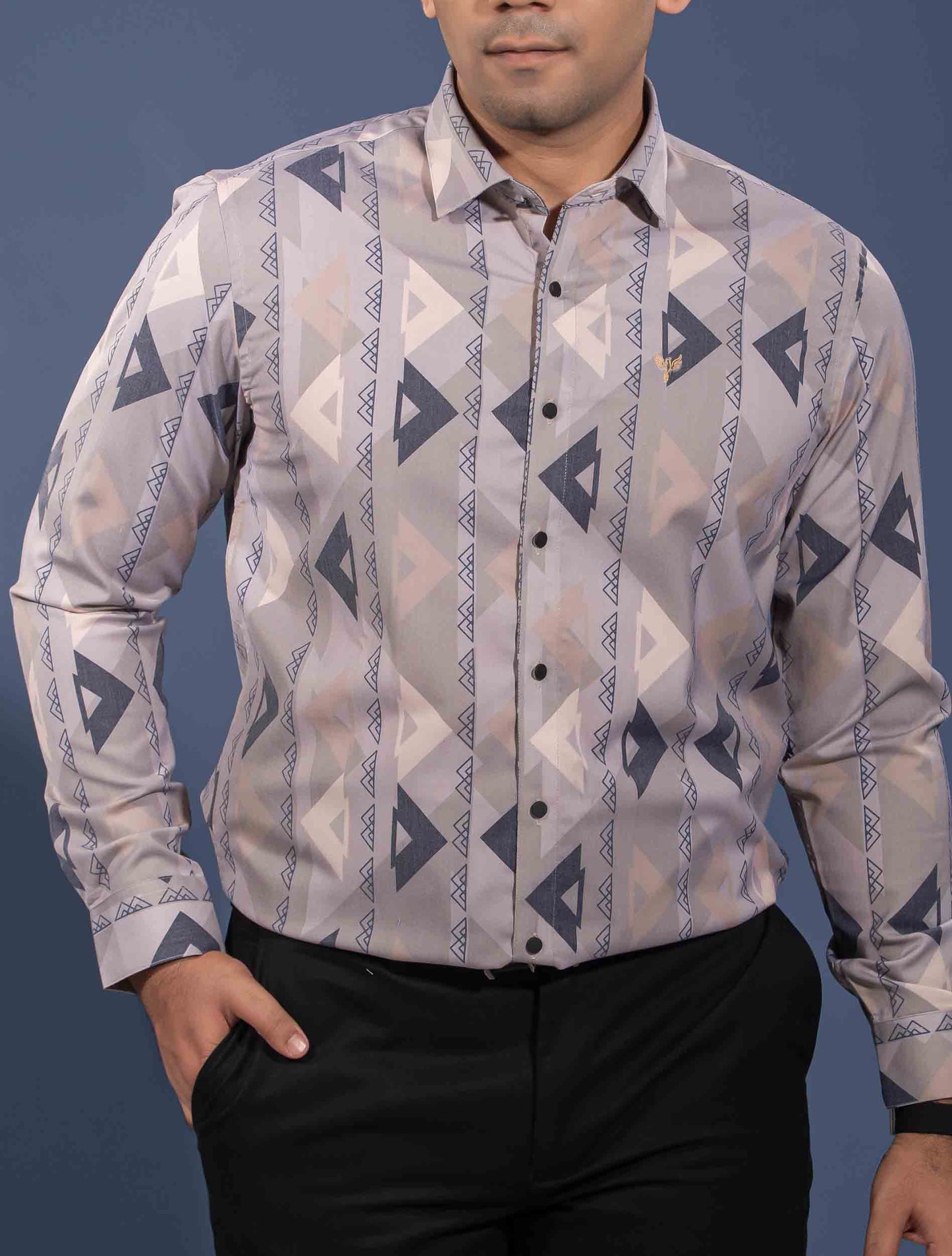 Tan Black arrow printed premium full sleeve