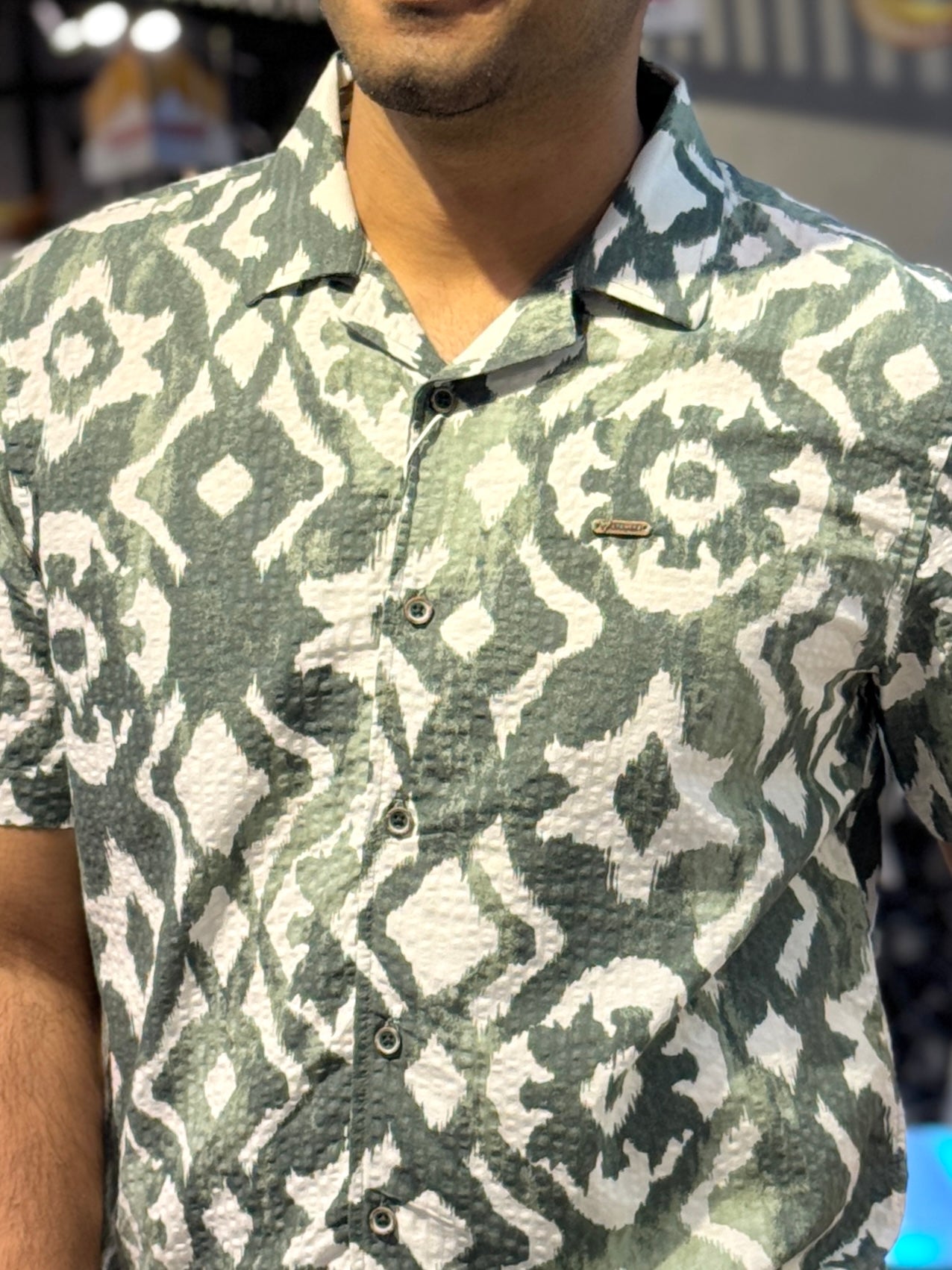 Pine Green Viscos printed premium havana