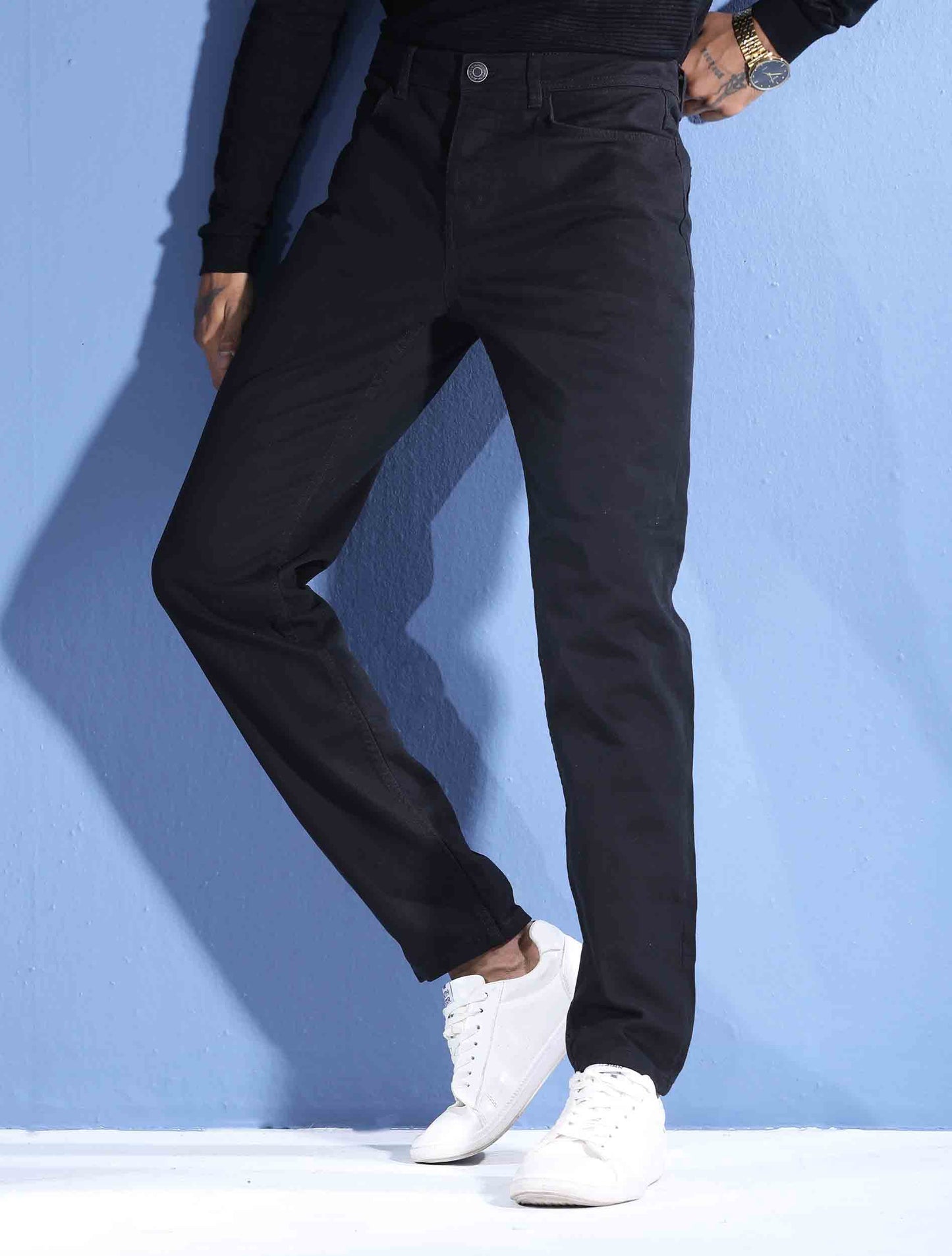 Black Slim Stretch denim