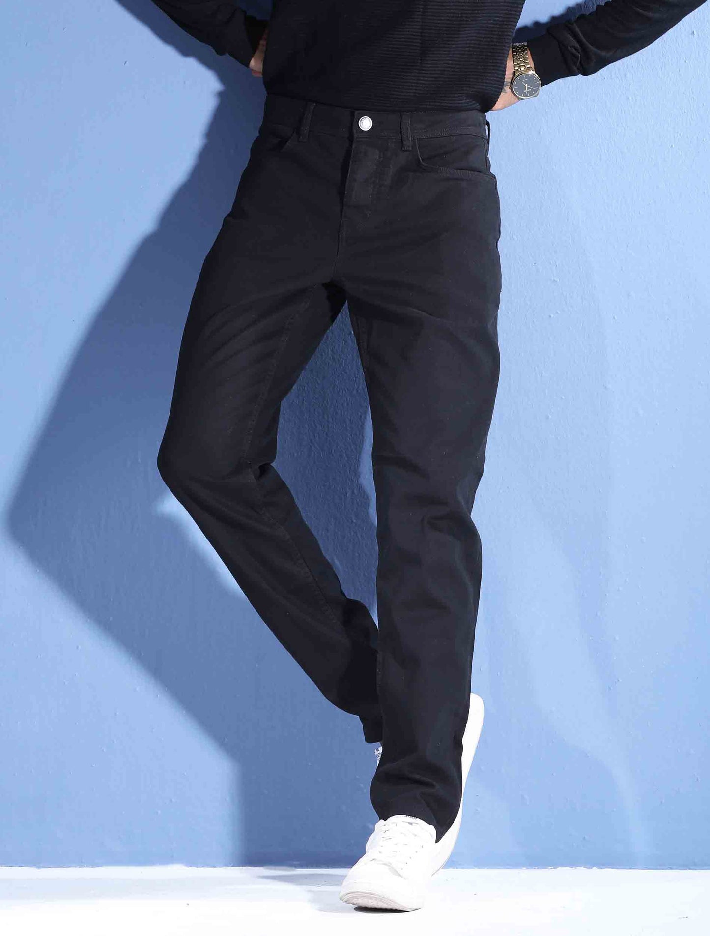 Black Slim Stretch denim