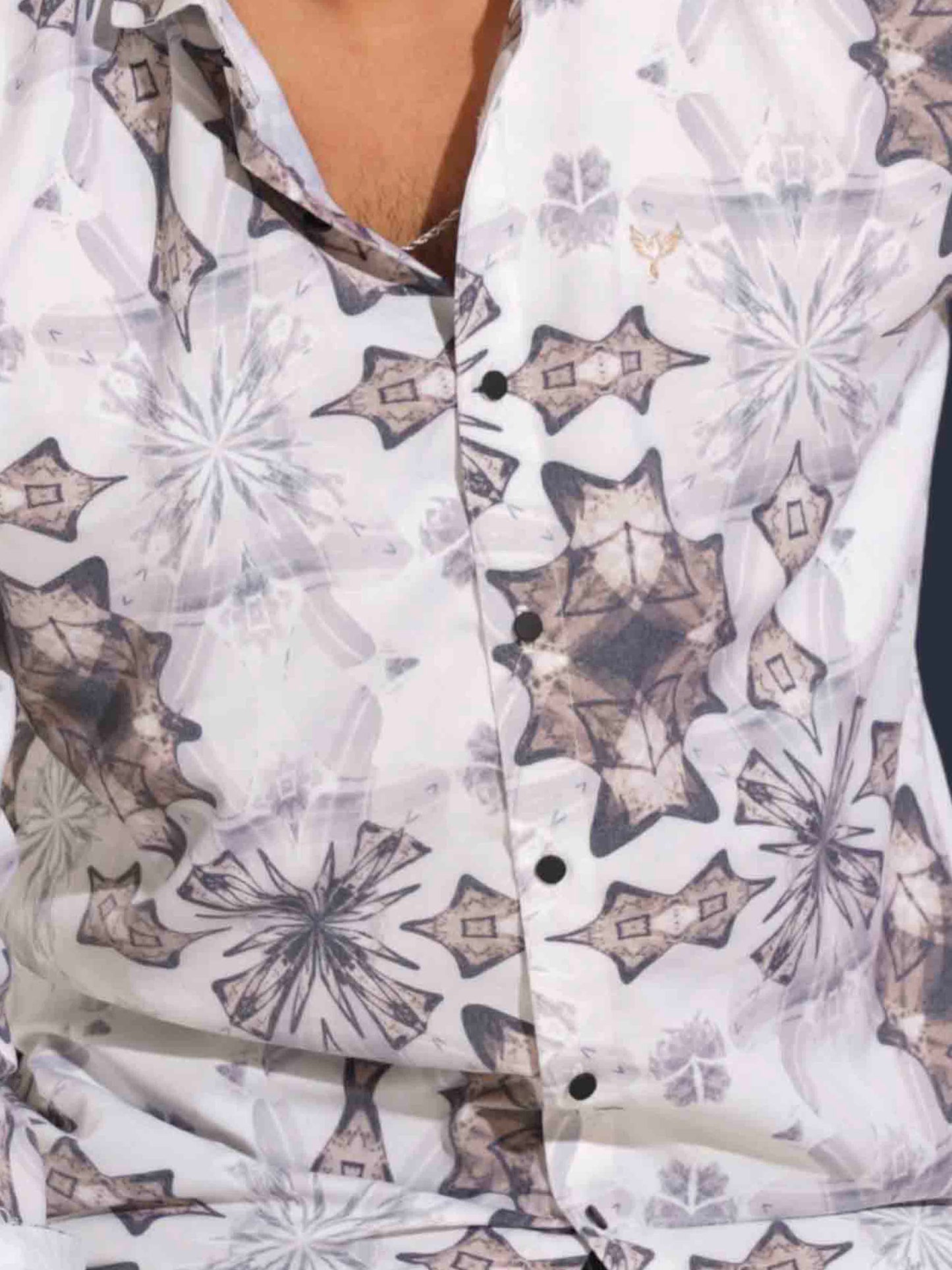Off-White Trippy Printed premium full sleeve shirt