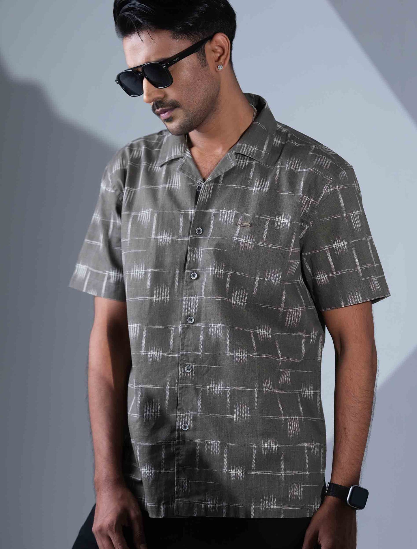 Olive stripe pattern printed premium Havana