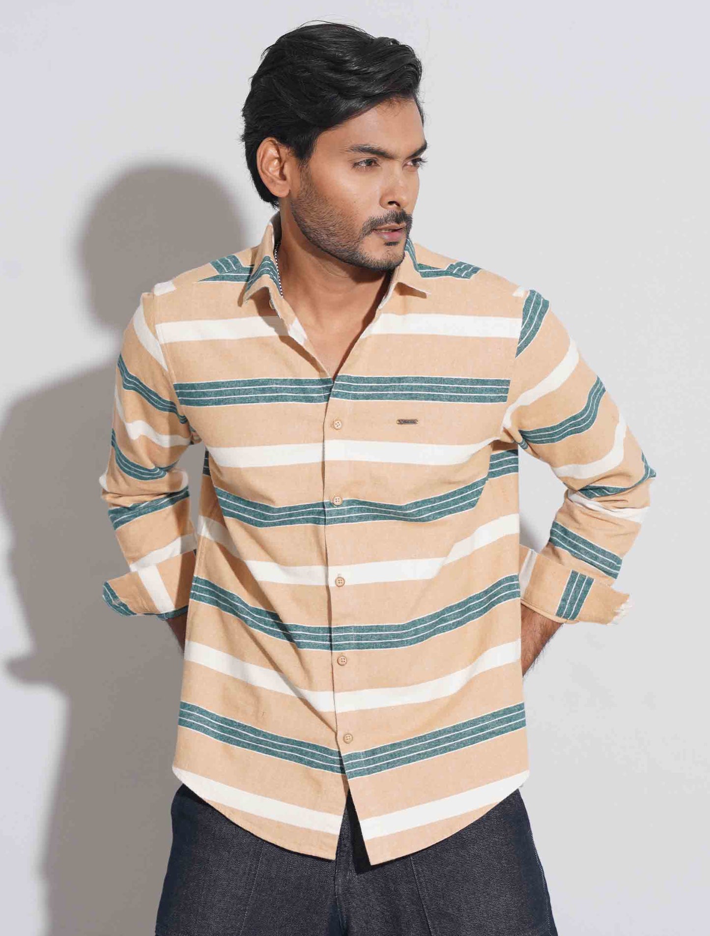 Amber colour stripe full sleeve