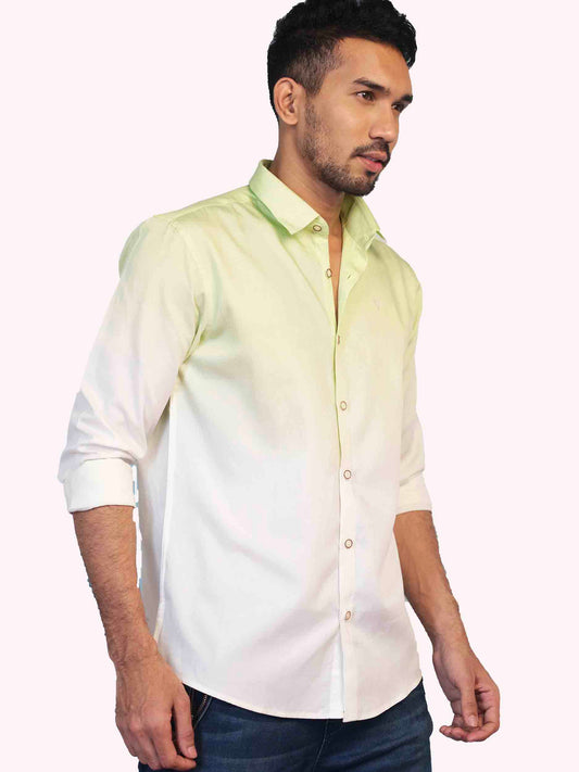 Neon white tie-dye design shirt