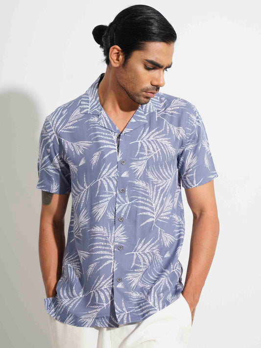 Sky pata printed hawaiian shirt