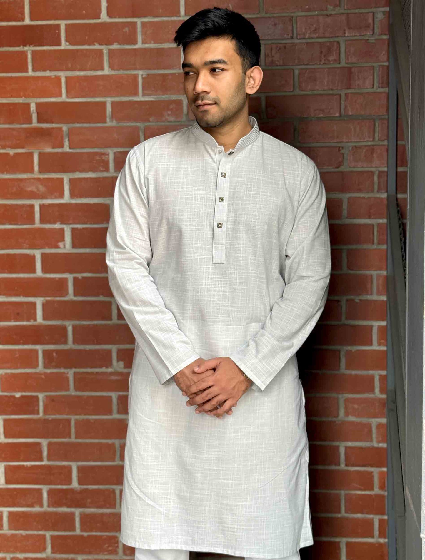 Pearl River texture embroidery Premium Panjabi