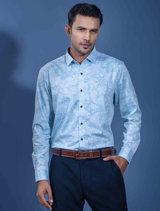 Sky Leaf printed Premium full sleeve
