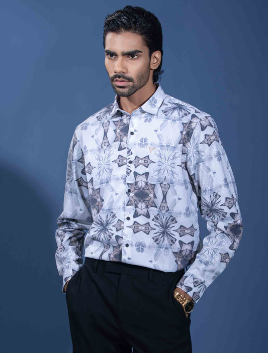 Off-White Trippy Printed premium full sleeve shirt