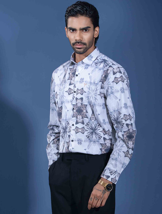 Off-White Trippy Printed premium full sleeve shirt