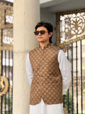 Glossy Deep Brown Golden Premium Koti