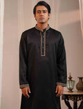 Onyx Black Embroidery Premium Panjabi