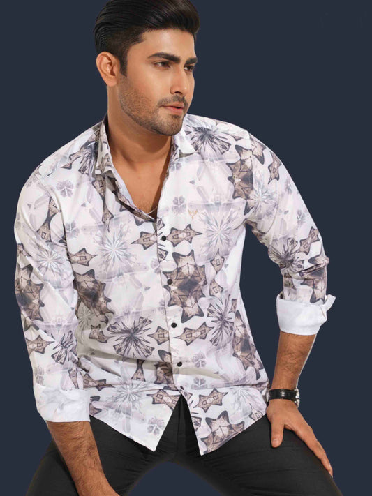 Off-White Trippy Printed premium full sleeve shirt