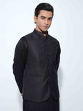Black sankhaa printed Premium Koti