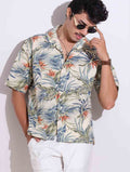 Multicolor Drop shoulder havana shirts