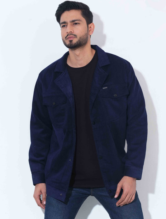 Blue Cord premium double pocket jacket