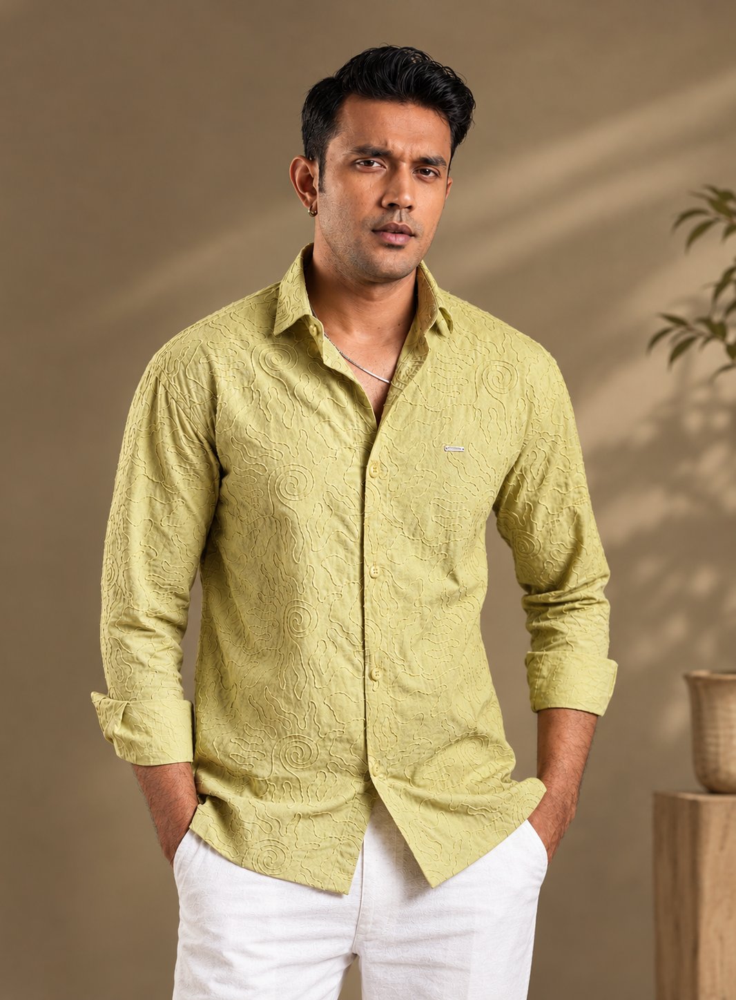 Neon Color Full Body Design Full Sleeve Shirt