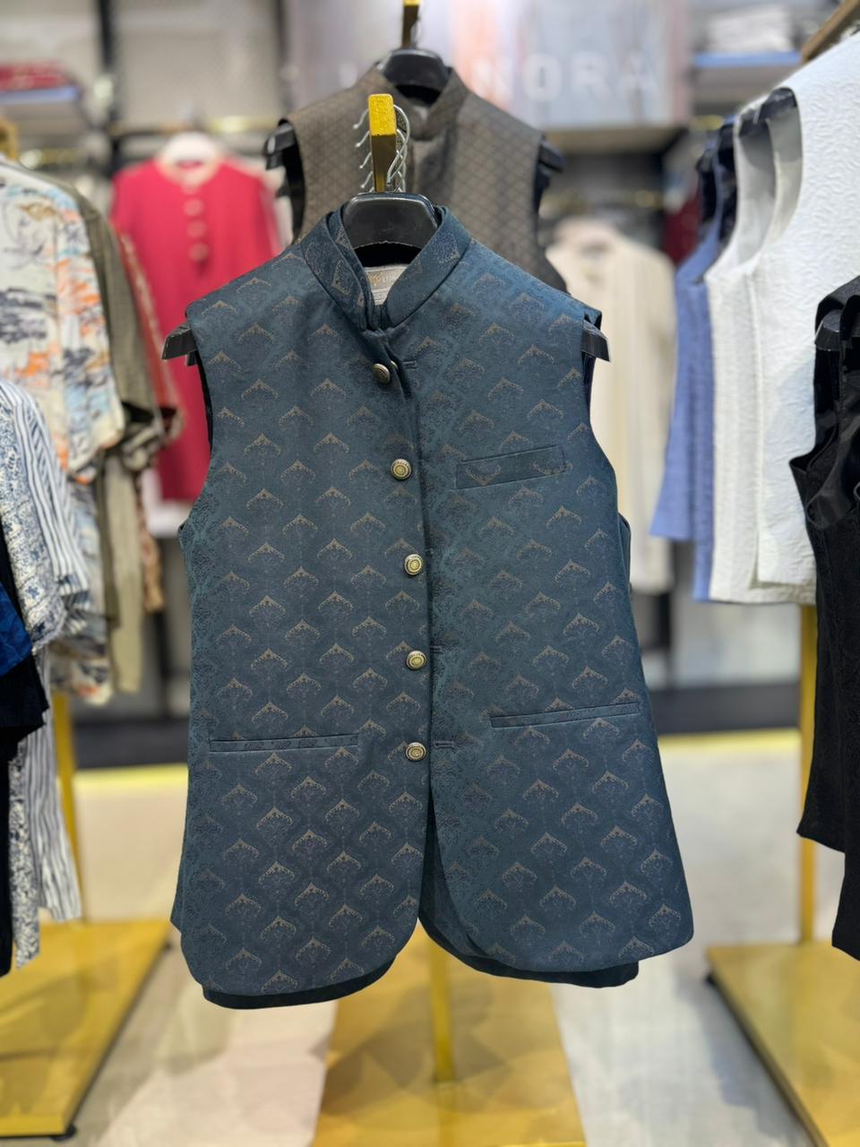 Sea green printed Premium Koti