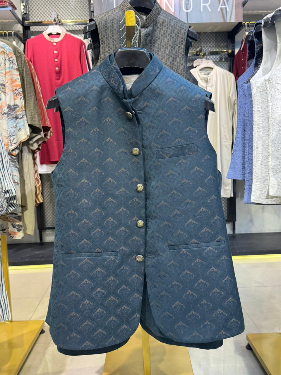 Sea green printed Premium Koti