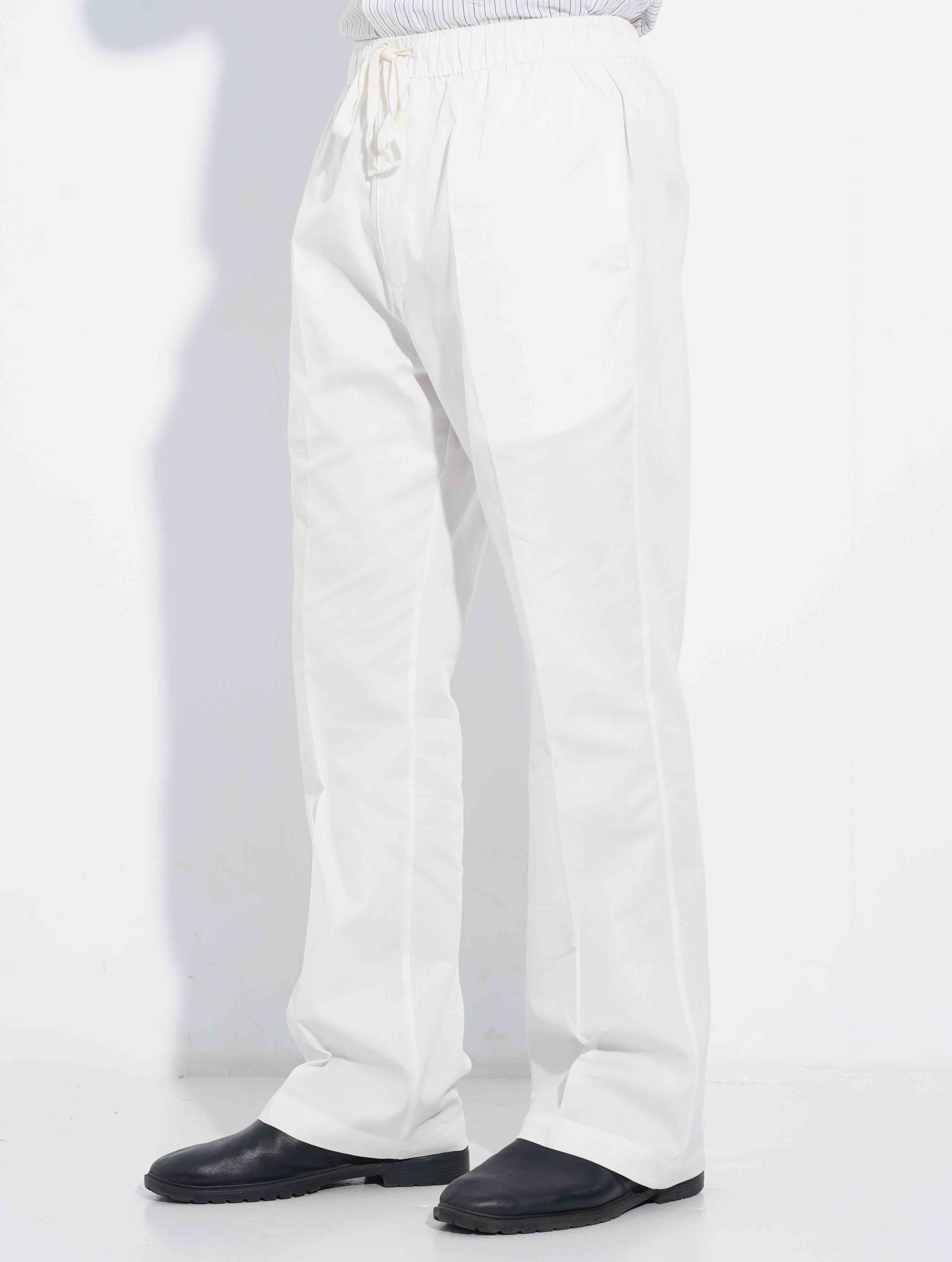 White Bootcut Payjama