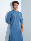 Blue Dot Printed Panjabi