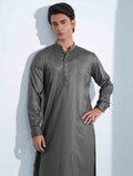 Dark Olive Arrow Minimal Print Panjabi