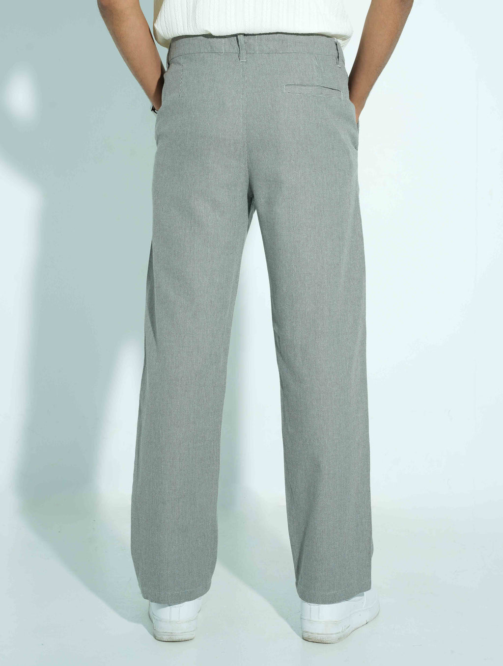 Deep Ash Texture formal Pant