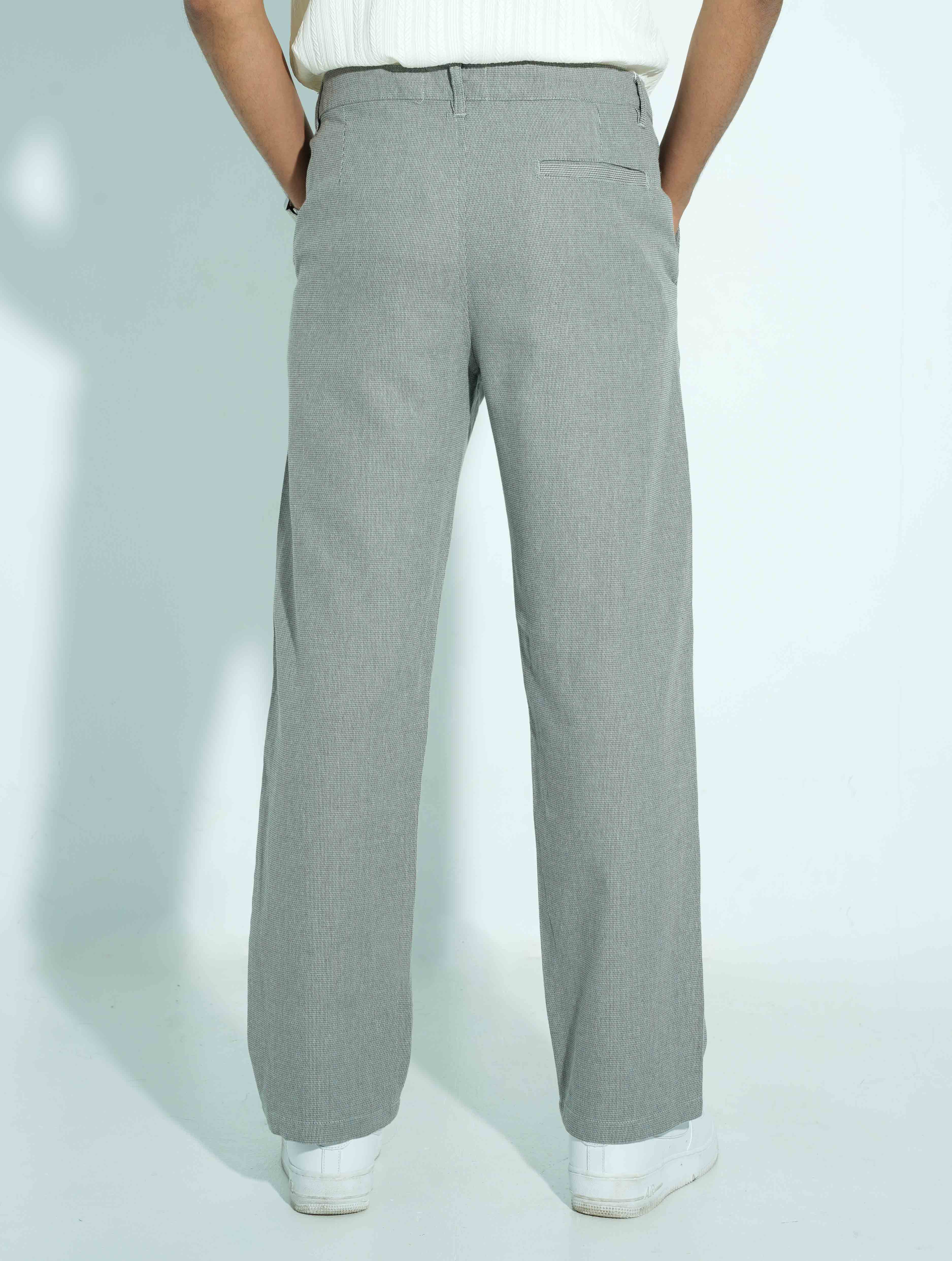 Deep Ash Texture formal Pant