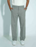Deep Ash Texture formal Pant