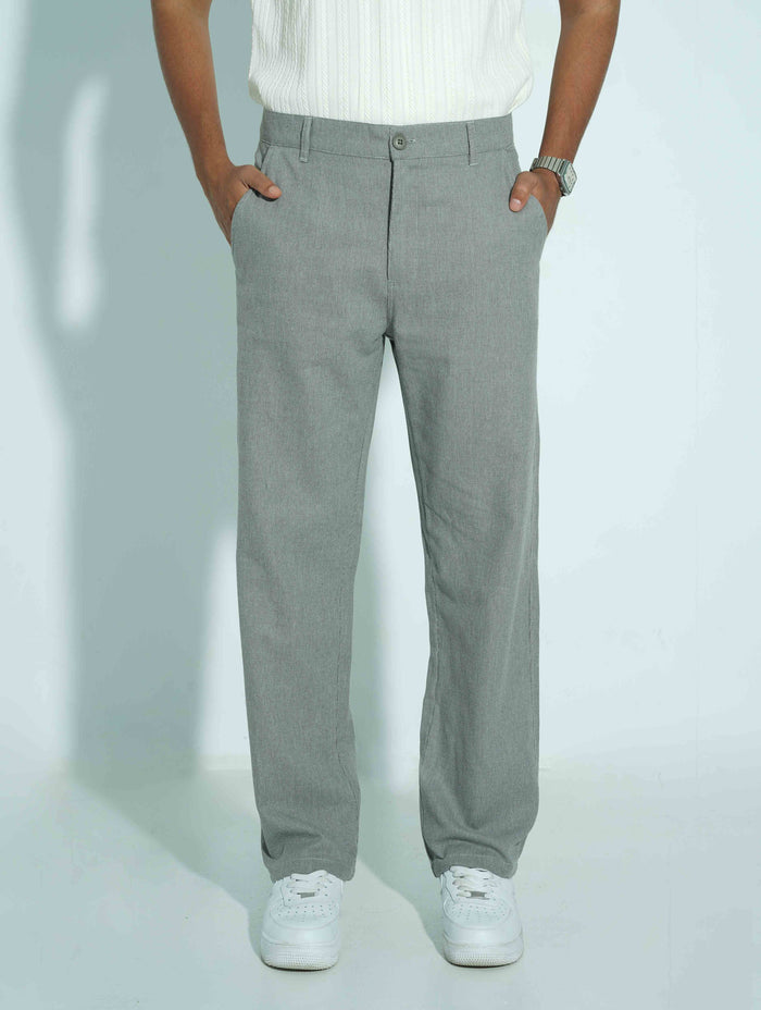 Deep Ash Texture formal Pant
