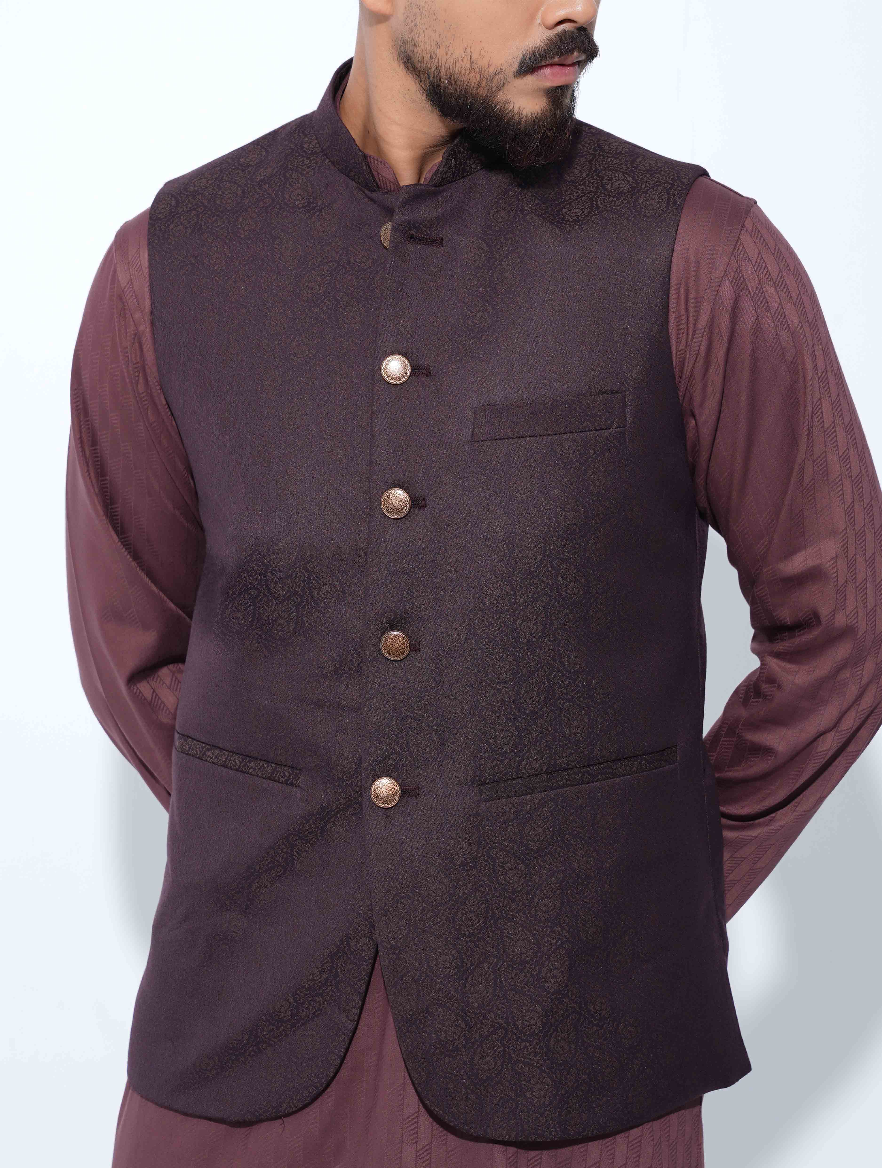 Red Wine printed Premium Koti