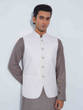 White Sankha printed Premium Koti