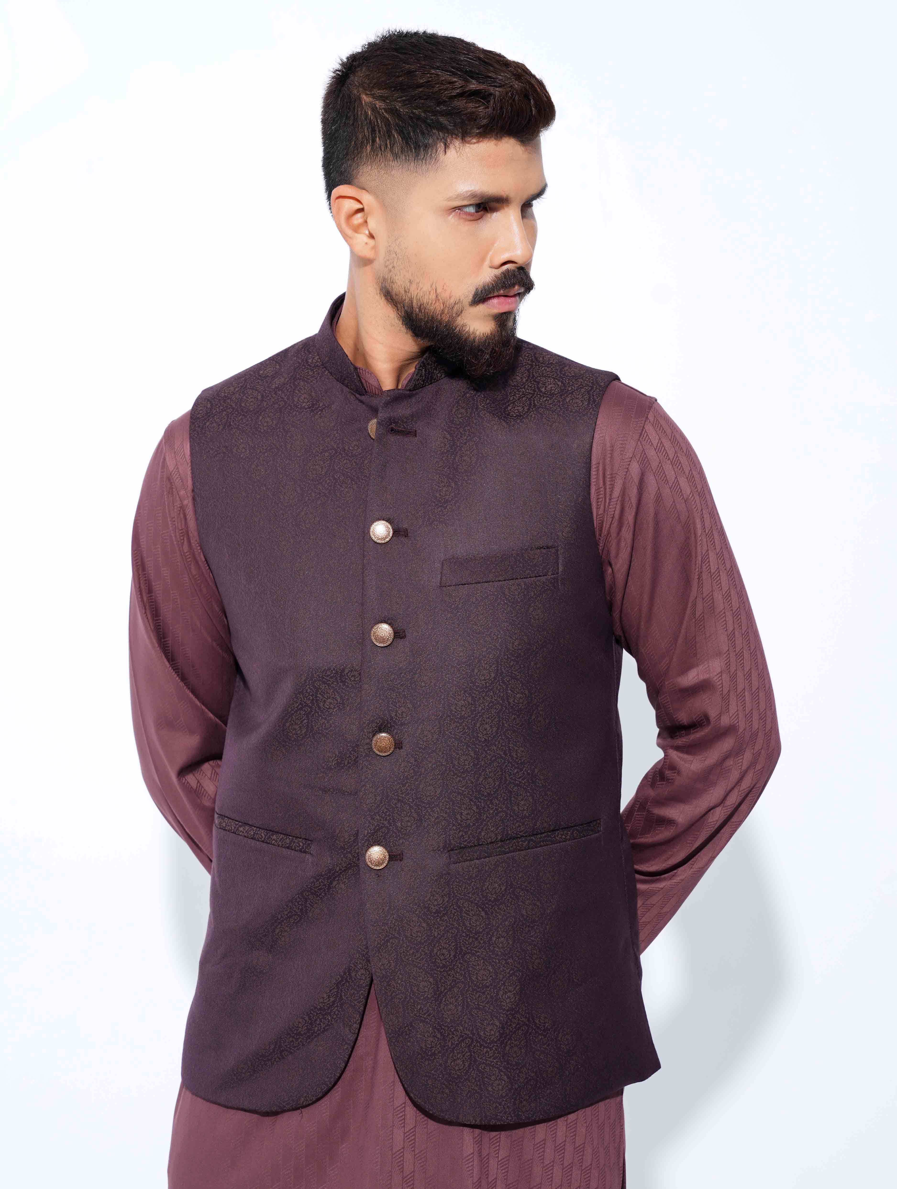 Red Wine printed Premium Koti