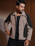 Olive - Faded Black Knit Premium Jacket
