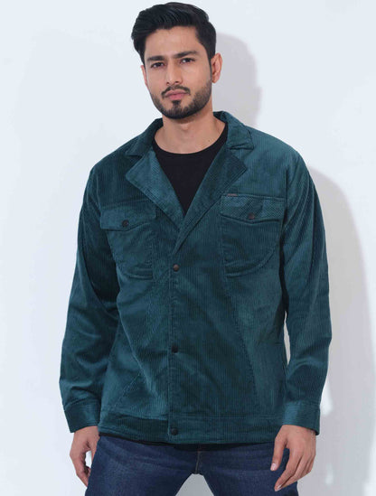 Green Cord premium double pocket jacket