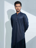 Space Blue Arrow Minimal Print Panjabi