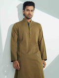 Light Mocha Dot Printed Panjabi