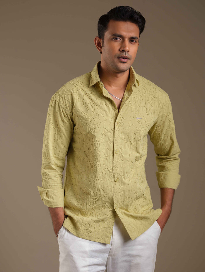 Neon Color Full Body Design Full Sleeve Shirt