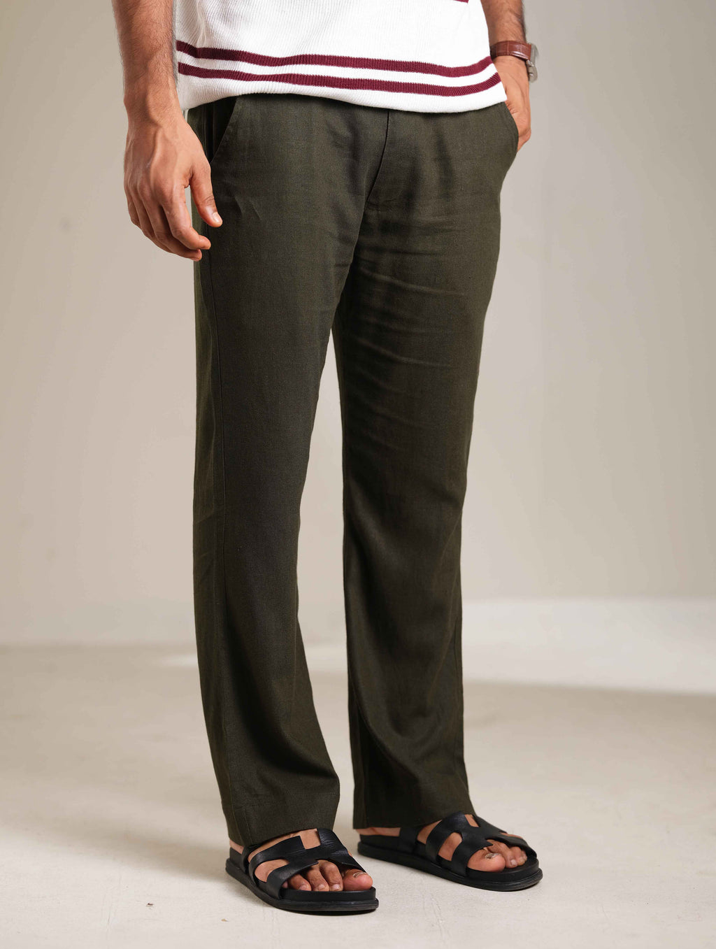 Olive baggy trouser