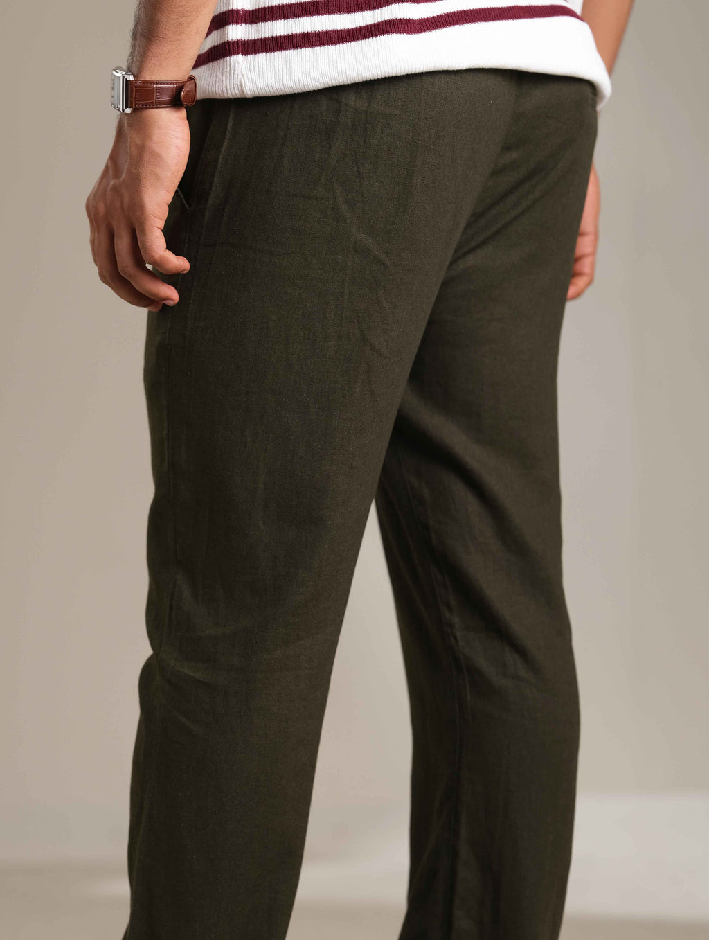 Olive baggy trouser