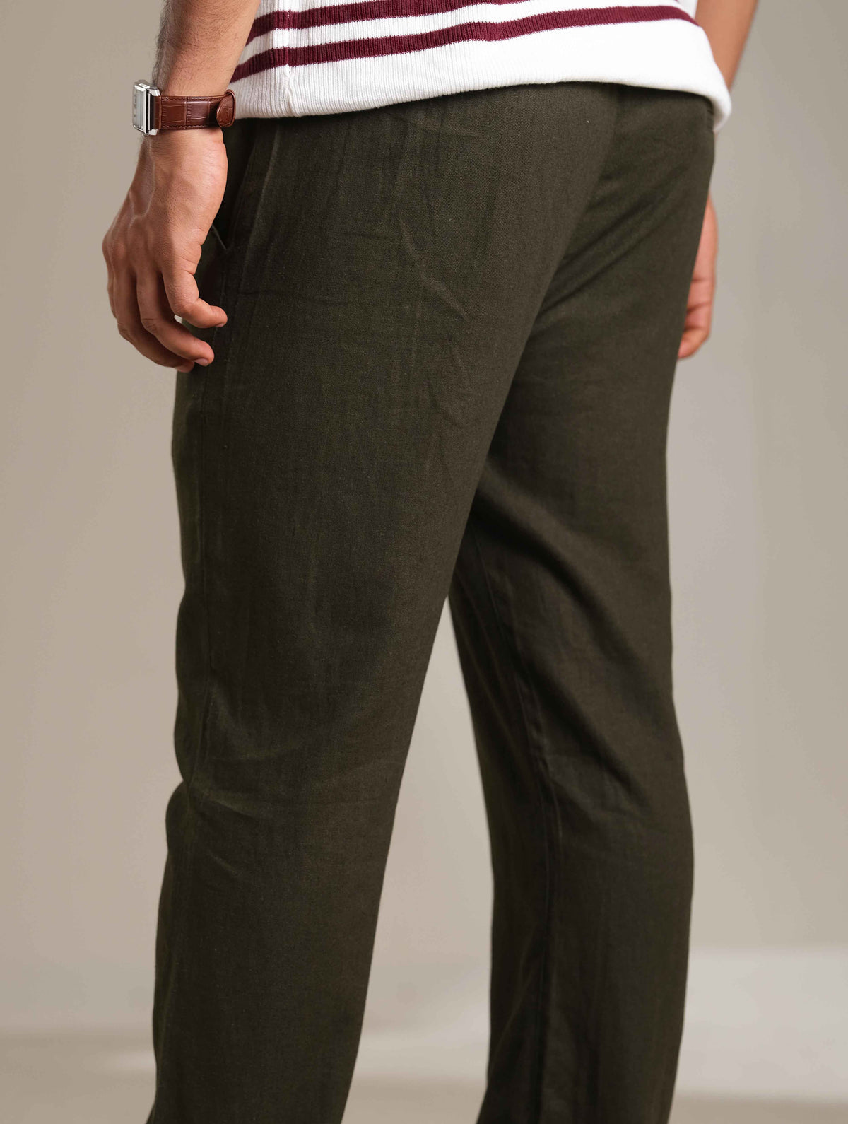 Olive baggy trouser