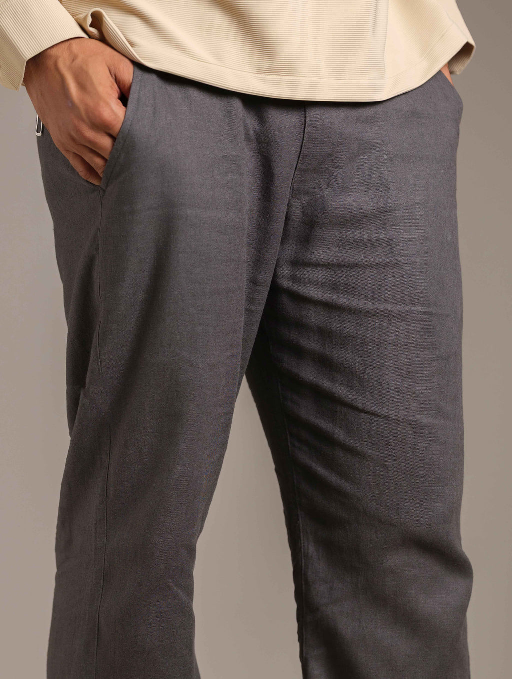 Dark Ash Baggy Trouser
