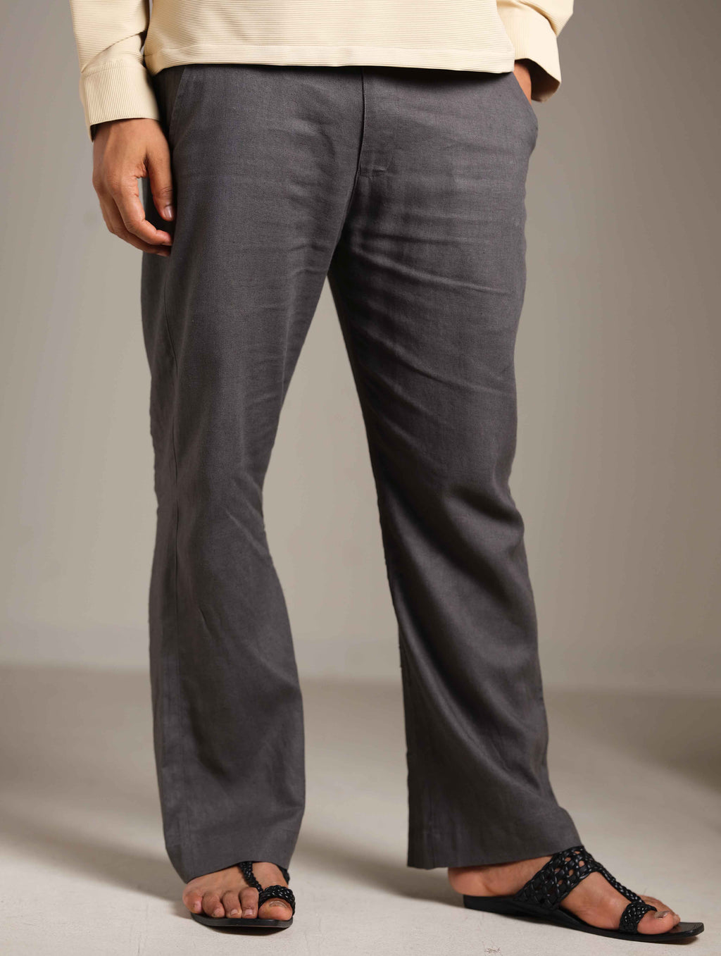 Dark Ash Baggy Trouser