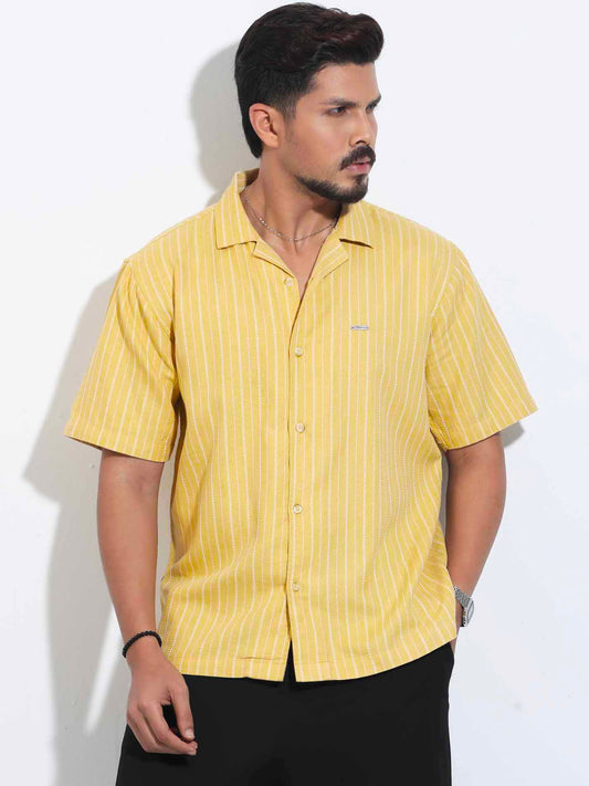 Corn yellow stripe Havana shirt