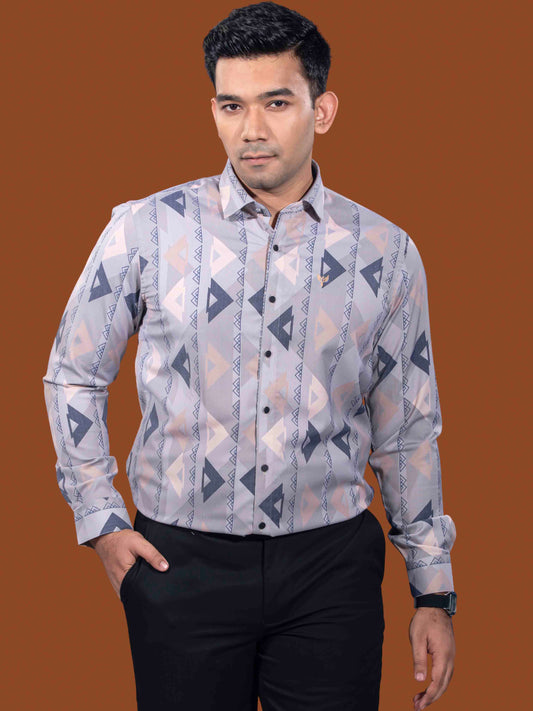 Tan Black arrow printed premium full sleeve