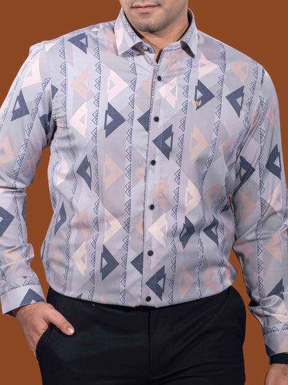 Tan Black arrow printed premium full sleeve