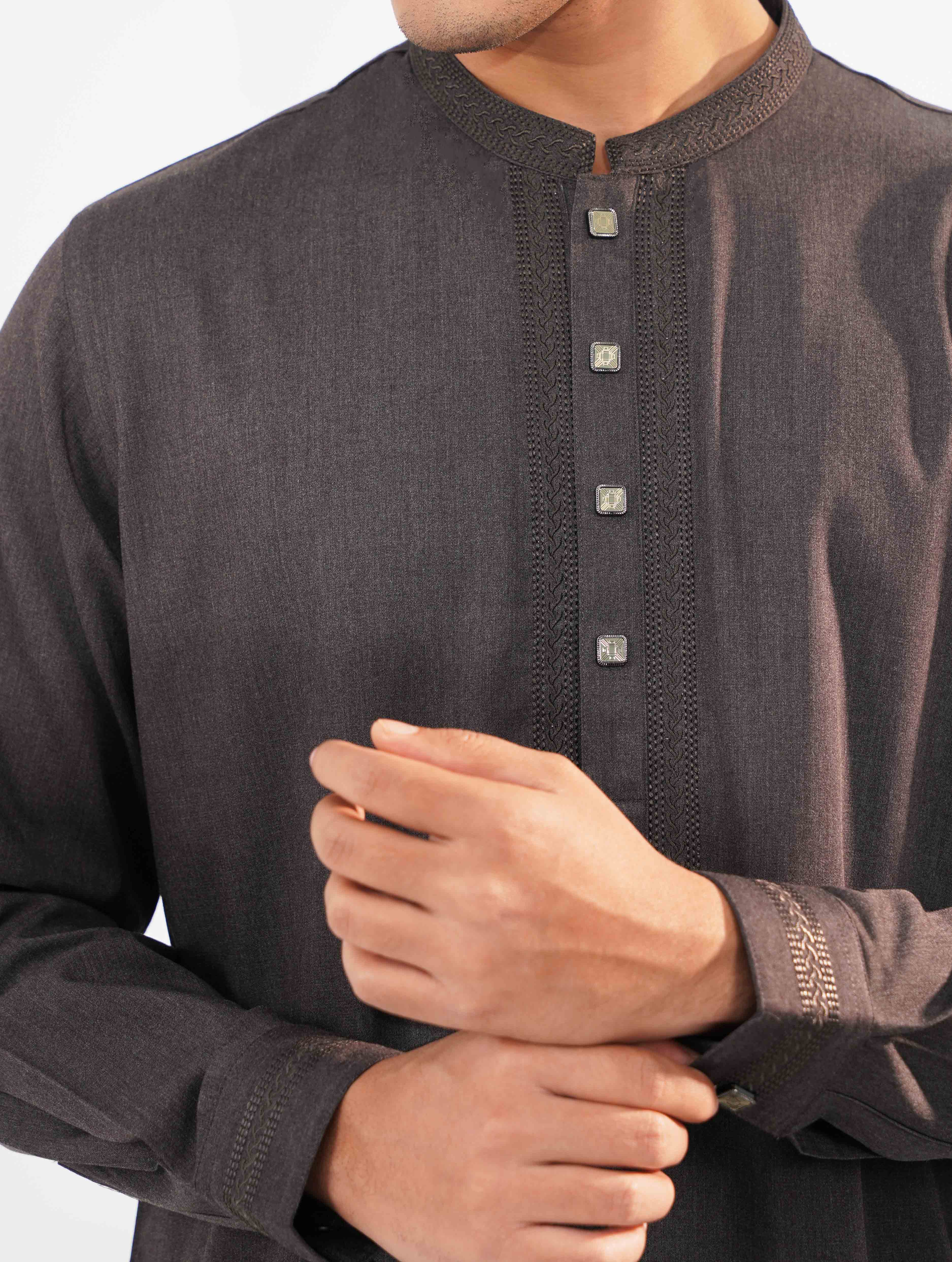 Fossil grey Luxury Kabli Set