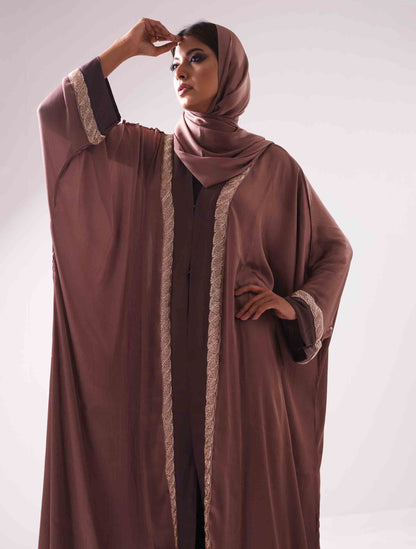 Golden jam contrast Shrug design female dress