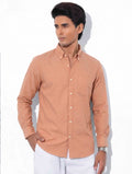 Orange color oxford fabric shirt