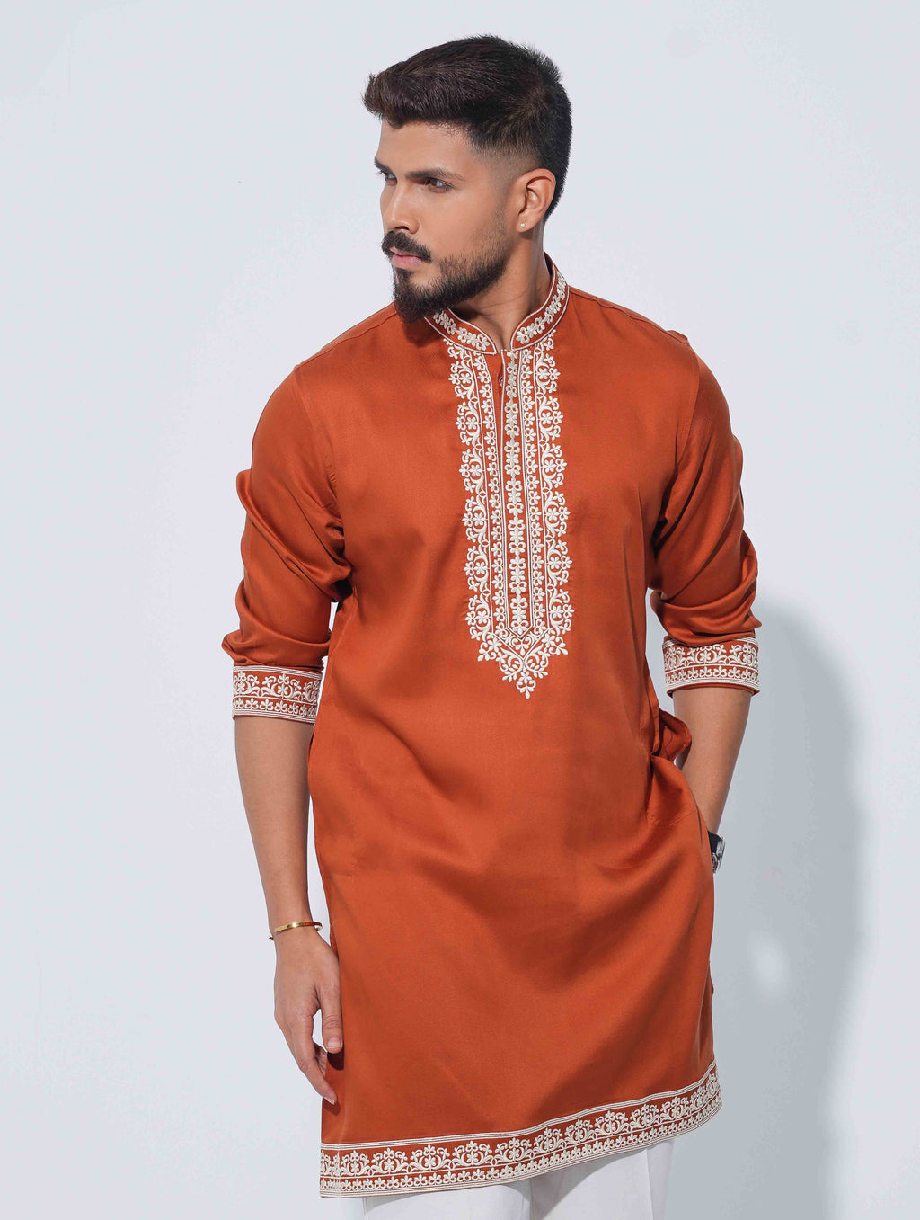 Orange panjabi