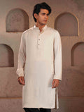Bright Cream Embroidery premium Panjabi